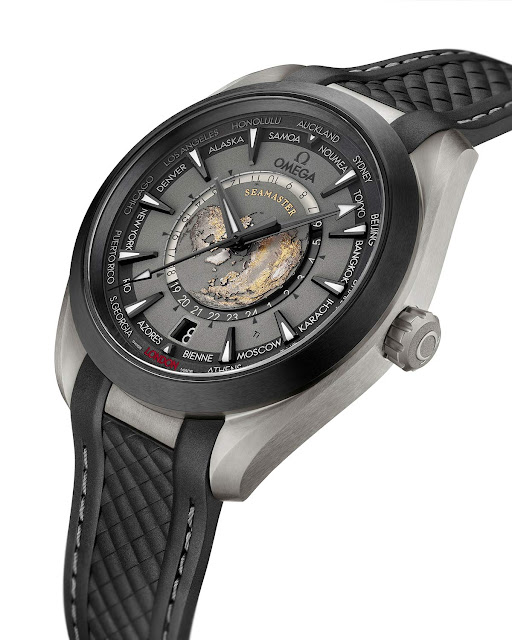 Omega công bố ba tùy chọn mới cho dòng Seamaster Aqua Terra Worldtimer